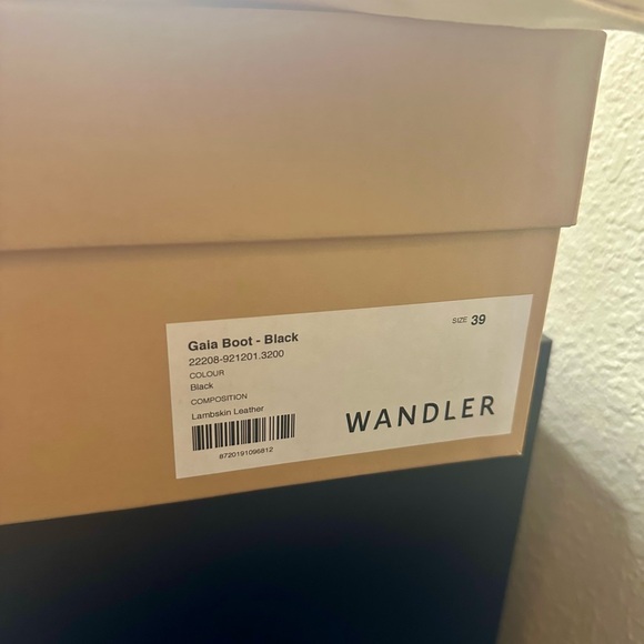 Wandler | Gaia Boot in Black Lambskin Leather, size 39IT - Picture 13 of 13
